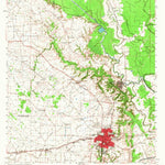 United States Geological Survey Opelousas, LA (1957, 62500-Scale) digital map
