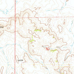 United States Geological Survey Open A Ranch, WY (1971, 24000-Scale) digital map