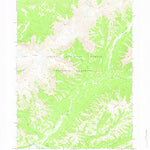 United States Geological Survey Open Creek, WY (1970, 24000-Scale) digital map