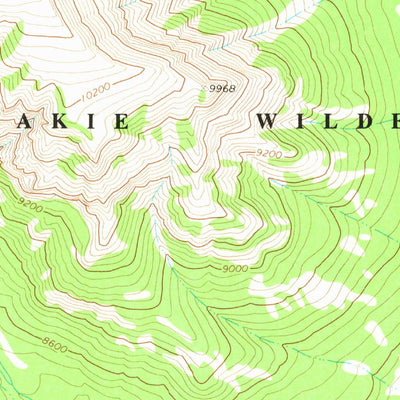 United States Geological Survey Open Creek, WY (1970, 24000-Scale) digital map