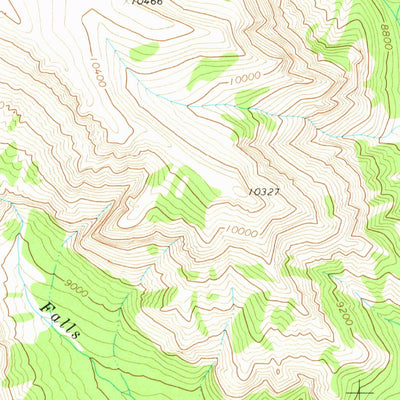 United States Geological Survey Open Creek, WY (1970, 24000-Scale) digital map