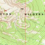 United States Geological Survey Open Creek, WY (1996, 24000-Scale) digital map
