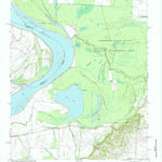 United States Geological Survey Open Lake, TN-AR (1972, 24000-Scale) digital map