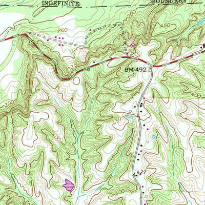 United States Geological Survey Open Lake, TN-AR (1972, 24000-Scale) digital map