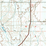 United States Geological Survey Opheim, MT (1984, 100000-Scale) digital map