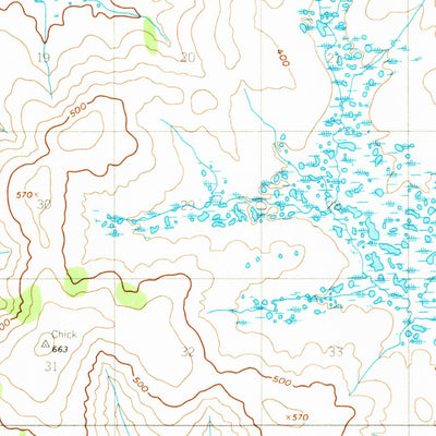 United States Geological Survey Ophir A-4, AK (1954, 63360-Scale) digital map