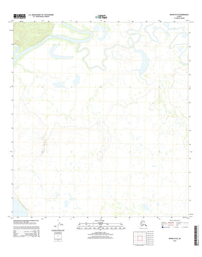 United States Geological Survey Ophir B-5 SE, AK (2015, 25000-Scale) digital map