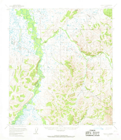 United States Geological Survey Ophir C-1, AK (1954, 63360-Scale) digital map