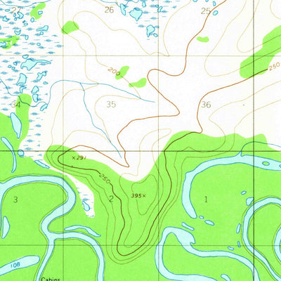 United States Geological Survey Ophir C-3, AK (1954, 63360-Scale) digital map