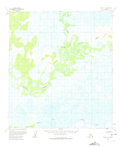 United States Geological Survey Ophir C-4, AK (1954, 63360-Scale) digital map