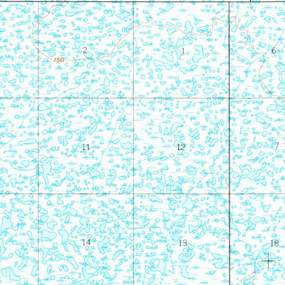 United States Geological Survey Ophir C-5, AK (1954, 63360-Scale) digital map