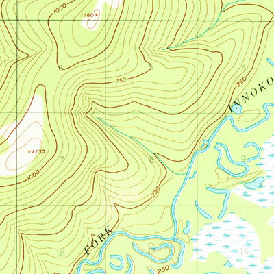 United States Geological Survey Ophir D-1, AK (1954, 63360-Scale) digital map