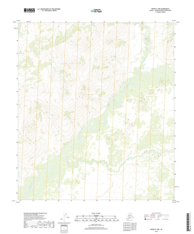 United States Geological Survey Ophir D-1 NW, AK (2019, 25000-Scale) digital map