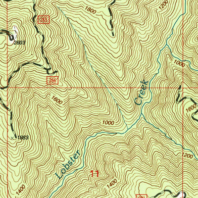 United States Geological Survey Ophir Mountain, OR (1998, 24000-Scale) digital map