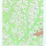 United States Geological Survey Opp West, AL (1971, 24000-Scale) digital map
