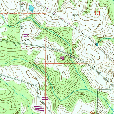 United States Geological Survey Opp West, AL (1971, 24000-Scale) digital map