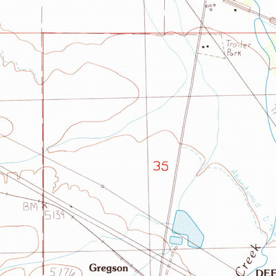 United States Geological Survey Opportunity, MT (1989, 24000-Scale) digital map