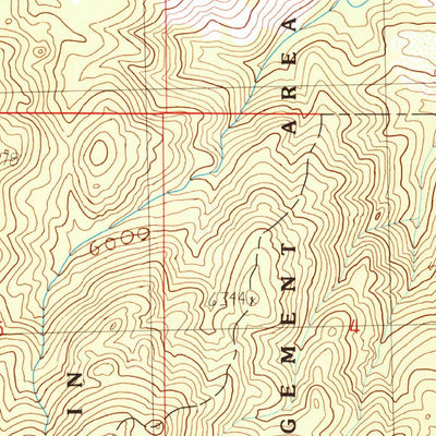 United States Geological Survey Opportunity, MT (1989, 24000-Scale) digital map