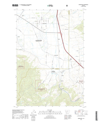 United States Geological Survey Opportunity, MT (2020, 24000-Scale) digital map