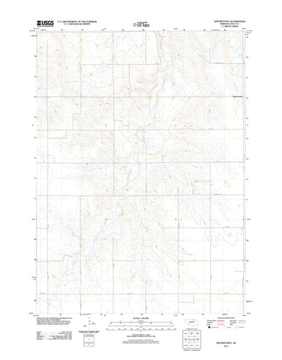 United States Geological Survey Opportunity, NE (2011, 24000-Scale) digital map
