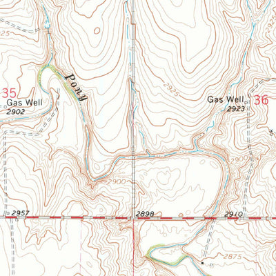 United States Geological Survey Optima, OK (1967, 24000-Scale) digital map