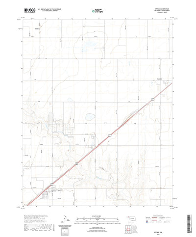 United States Geological Survey Optima, OK (2022, 24000-Scale) digital map