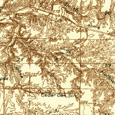 United States Geological Survey Oquawka, IL-IA (1934, 48000-Scale) digital map