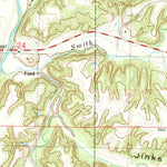 United States Geological Survey Oquawka, IL-IA (1982, 24000-Scale) digital map