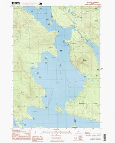 United States Geological Survey Oquossoc, ME (1997, 24000-Scale) digital map