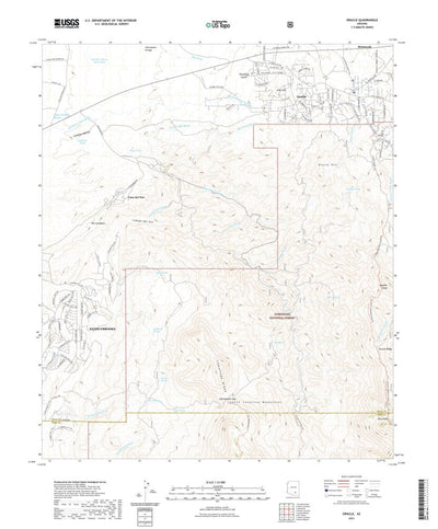 United States Geological Survey Oracle, AZ (2021, 24000-Scale) digital map