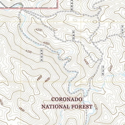 United States Geological Survey Oracle, AZ (2021, 24000-Scale) digital map