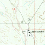 United States Geological Survey Oracle Junction, AZ (1988, 24000-Scale) digital map