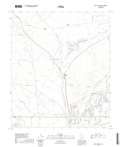 United States Geological Survey Oracle Junction, AZ (2021, 24000-Scale) digital map