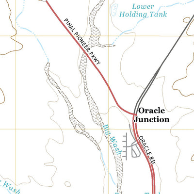 United States Geological Survey Oracle Junction, AZ (2021, 24000-Scale) digital map