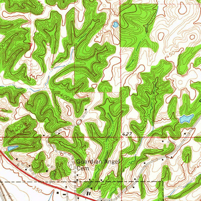 United States Geological Survey Oran, MO (1963, 24000-Scale) digital map