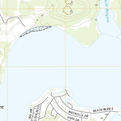 United States Geological Survey Orange Beach, AL (2021, 24000-Scale) digital map