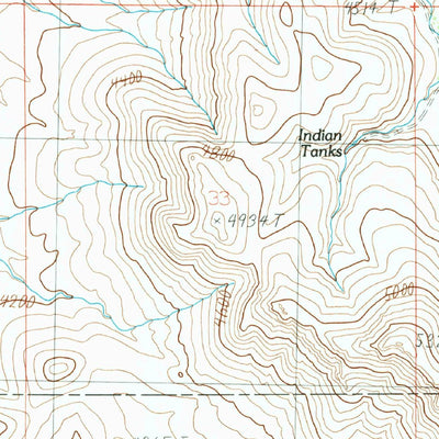 United States Geological Survey Orange Butte, AZ (1987, 24000-Scale) digital map