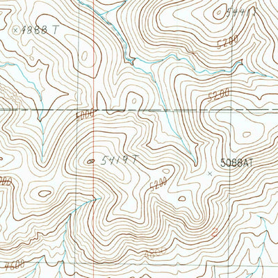 United States Geological Survey Orange Butte, AZ (1987, 24000-Scale) digital map