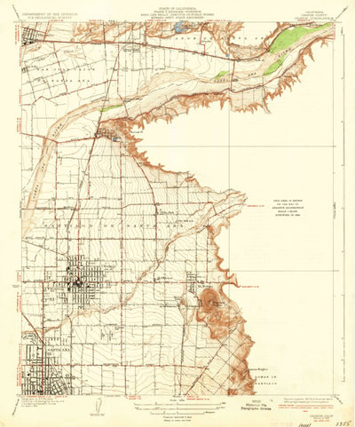 United States Geological Survey Orange, CA (1935, 31680-Scale) digital map