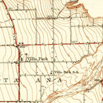 United States Geological Survey Orange, CA (1935, 31680-Scale) digital map