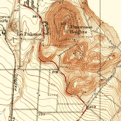 United States Geological Survey Orange, CA (1935, 31680-Scale) digital map