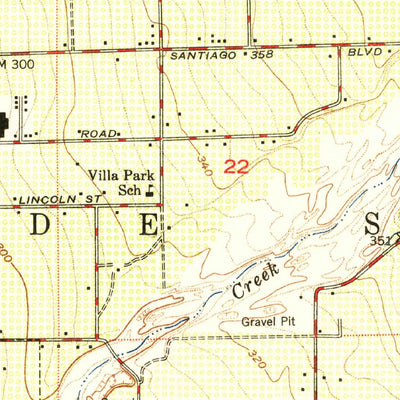 United States Geological Survey Orange, CA (1949, 24000-Scale) digital map