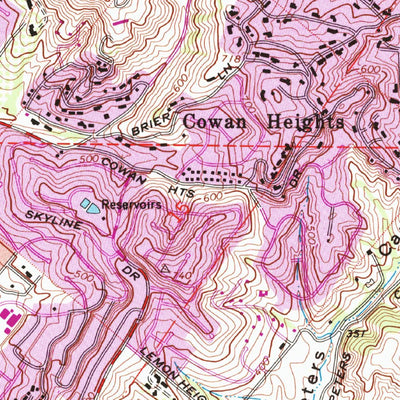 United States Geological Survey Orange, CA (1964, 24000-Scale) digital map