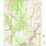 United States Geological Survey Orange Cliffs, UT (1953, 62500-Scale) digital map
