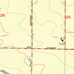 United States Geological Survey Orange Cove South, CA (1950, 24000-Scale) digital map