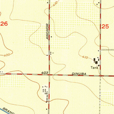 United States Geological Survey Orange Cove South, CA (1950, 24000-Scale) digital map
