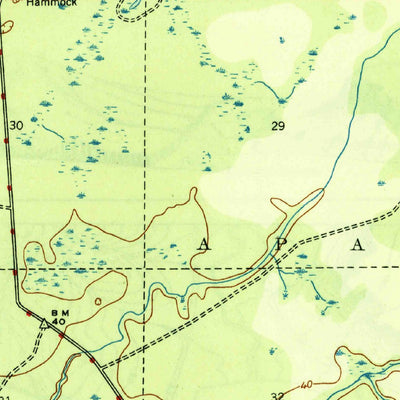 United States Geological Survey Orange, FL (1945, 31680-Scale) digital map