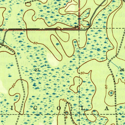 United States Geological Survey Orange, FL (1945, 31680-Scale) digital map