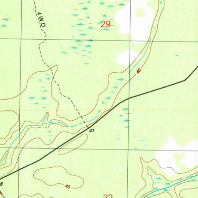 United States Geological Survey Orange, FL (1990, 24000-Scale) digital map