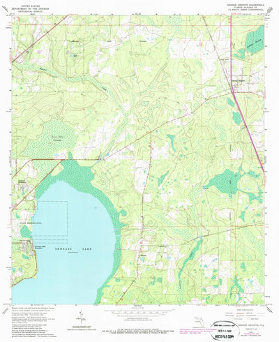 United States Geological Survey Orange Heights, FL (1966, 24000-Scale) digital map